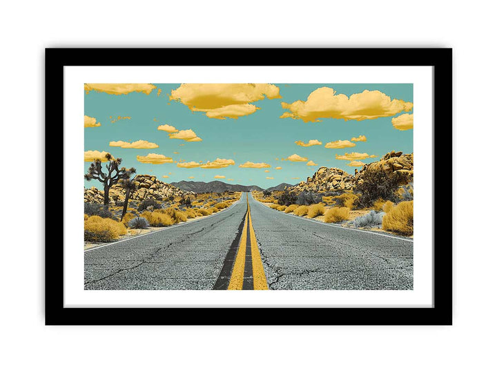 Dream Road   Painting framed Print