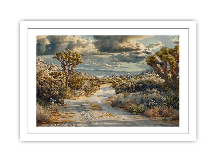 Beautiful  Road   Art  framed Print