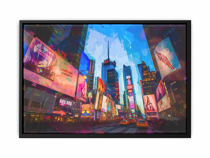 Times Square  canvas Print