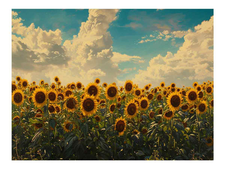 Summar Sunflower Art Print