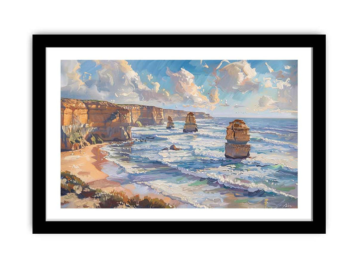 12 Apostles Melbourne Art framed Print