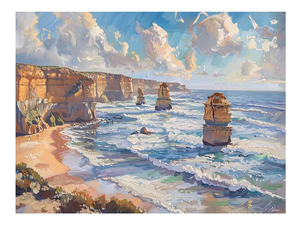 12 Apostles Melbourne Art Print