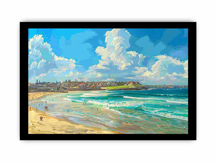 Bondi Beach framed Print