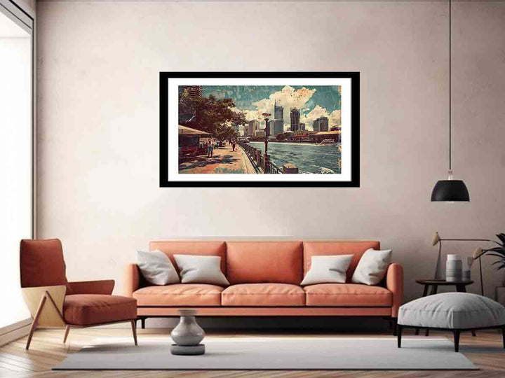 Brisbane City  Art Print