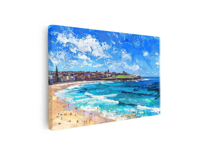 Bondi Beach Art canvas Print