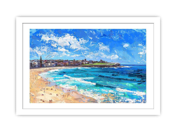 Bondi Beach Art framed Print