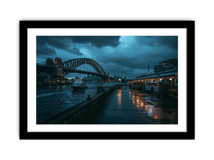 Sydney Harbour Bridge Art framed Print