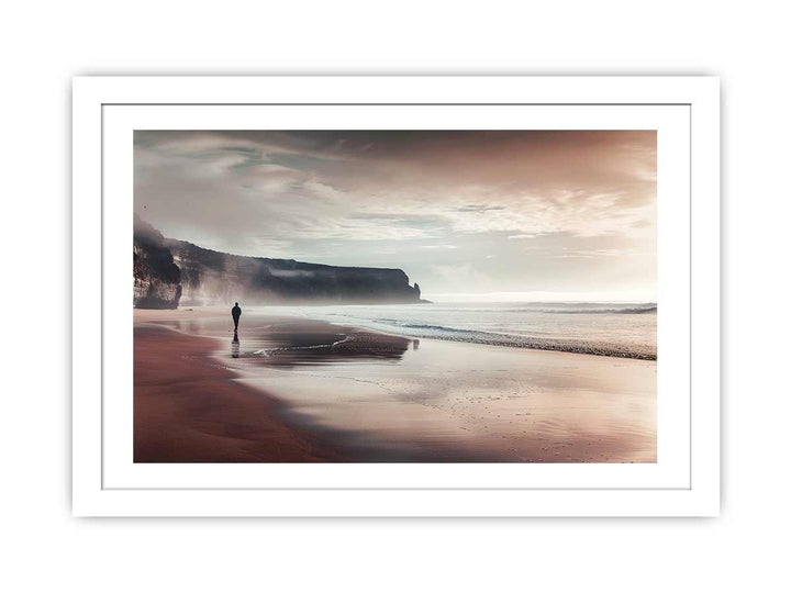 Byron Bay Painting framed Print