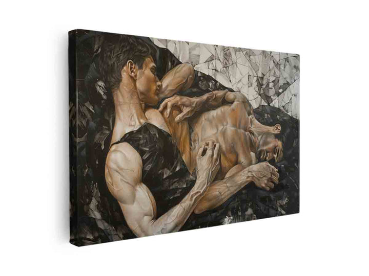 Homoerotic Painting canvas Print