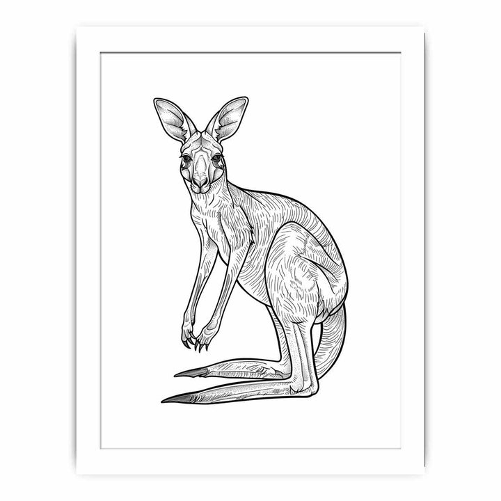 Colour me Dog framed Print