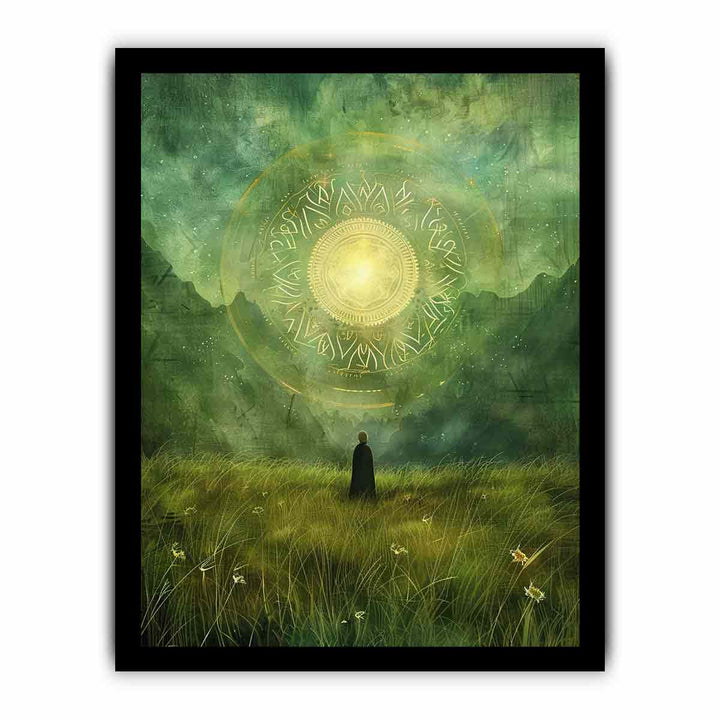 Meditation Art  Print framed Print