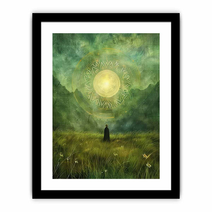 Meditation Art  Print framed Print