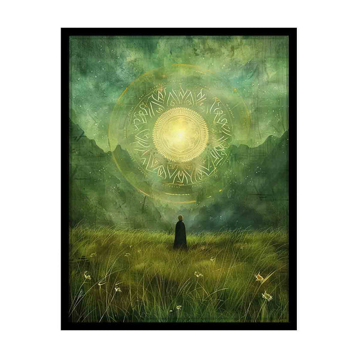 Meditation Art  Print canvas Print