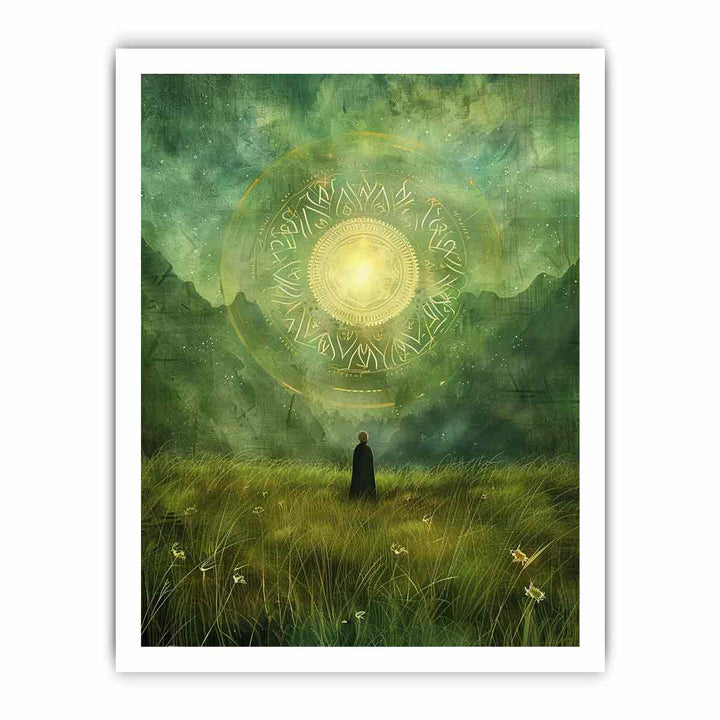 Meditation Art  Print framed Print