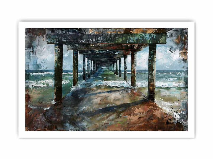 Pier Art framed Print