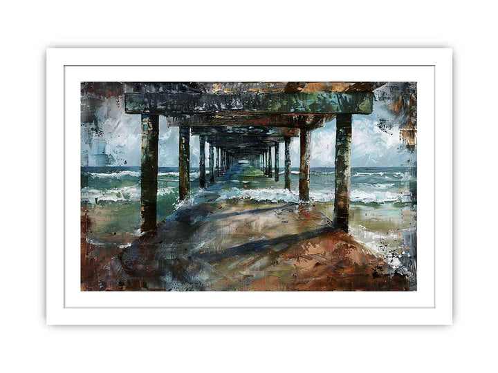 Pier Art framed Print