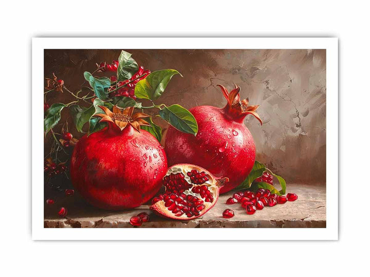 Pomegranate Art framed Print