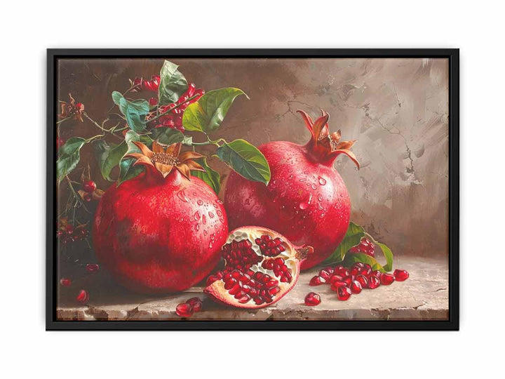 Pomegranate Art canvas Print