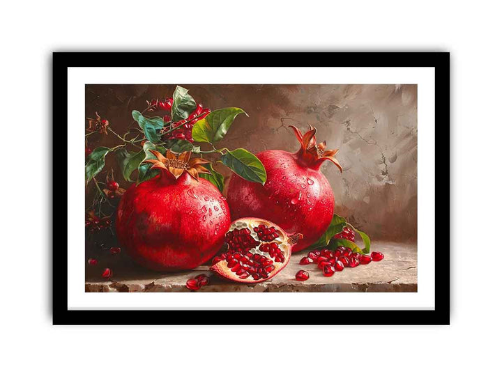 Pomegranate Art framed Print