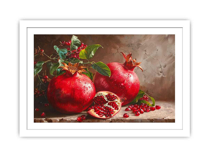 Pomegranate Art framed Print