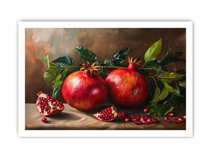 Pomegranate Art framed Print