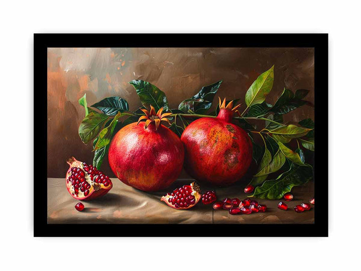 Pomegranate Art framed Print