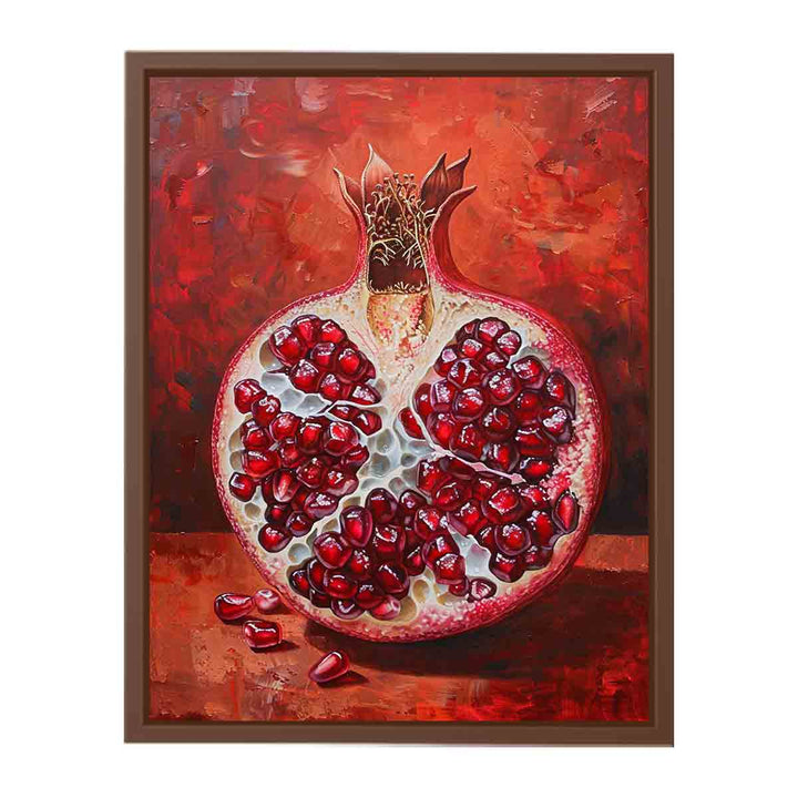 Pomegranate framed  Print Painting