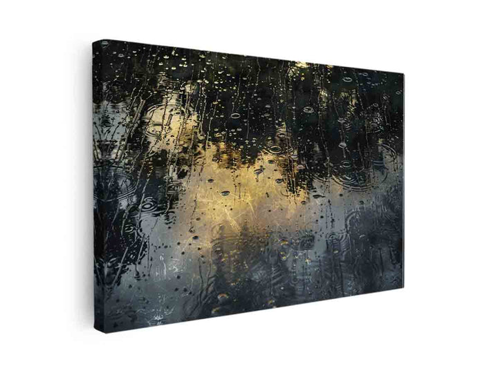 Rain Painting Art canvas Print