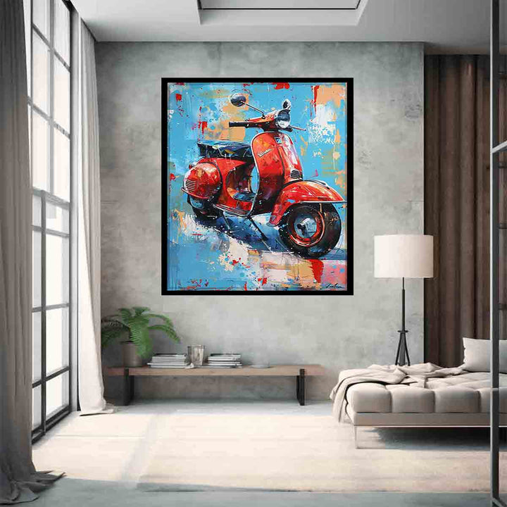 Scooter Art Print