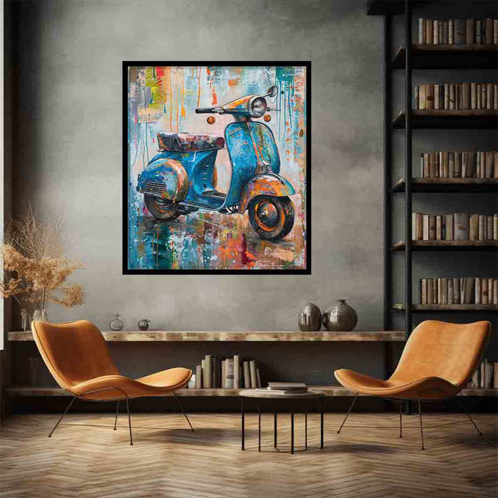 Scooter  Art Print