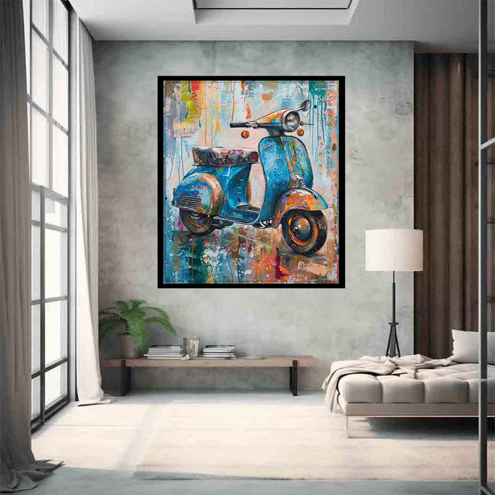 Scooter  Art Print