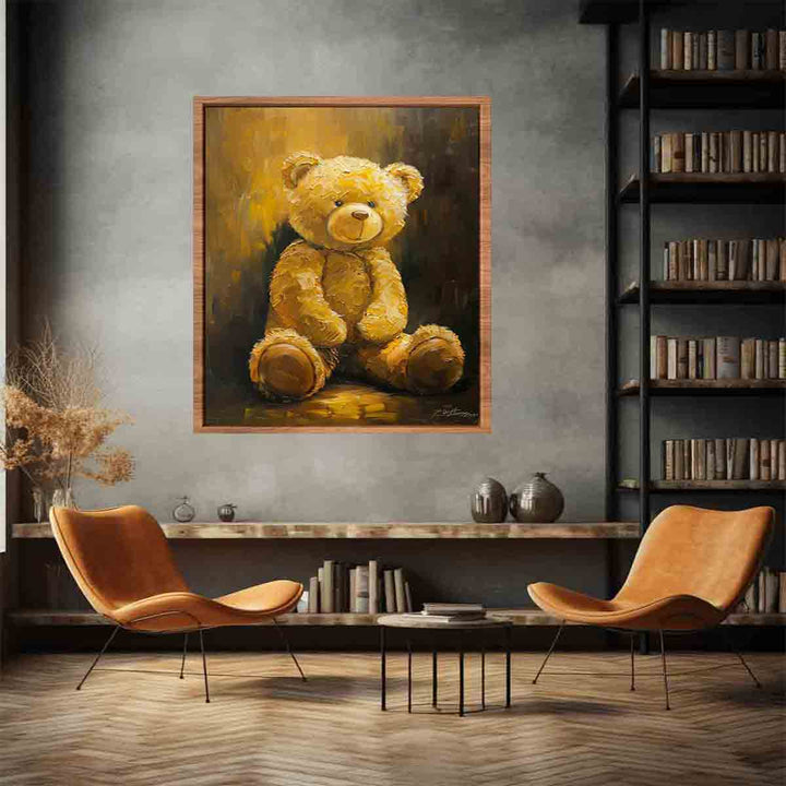 Teddy Bear Painting Art Print