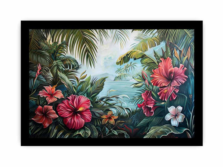 Tropical  Art Print framed Print