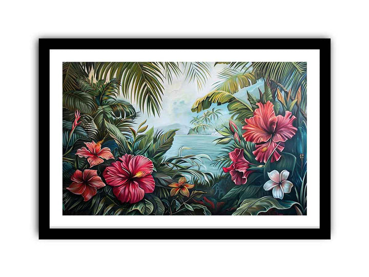 Tropical  Art Print framed Print