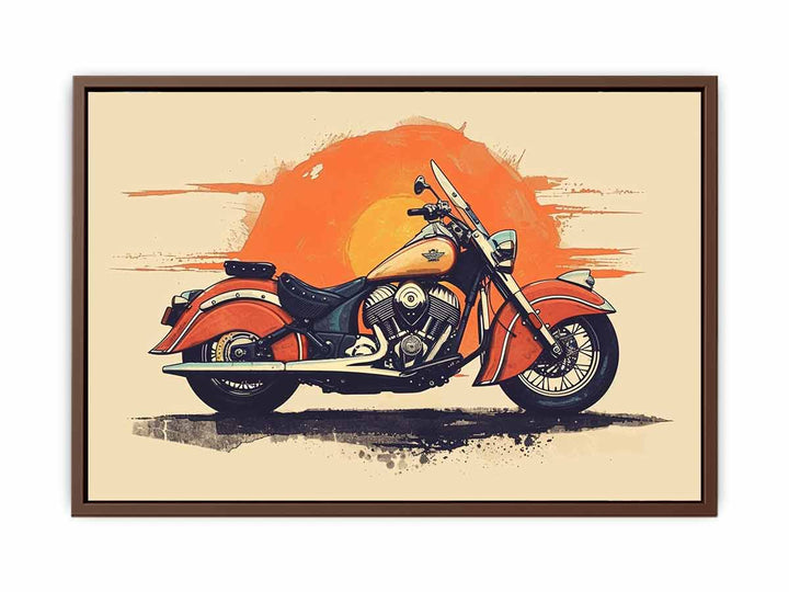 Indian Motorcycle Art  Painting