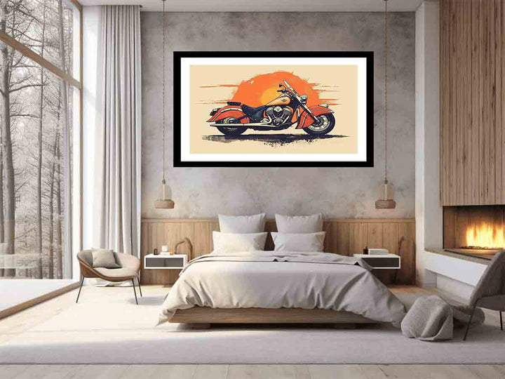 Indian Motorcycle Art Print