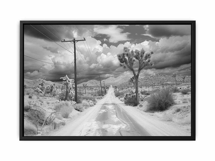 Tree Road canvas Print