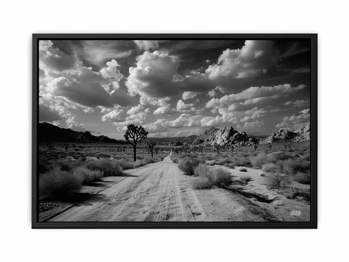 Tree Road Art canvas Print