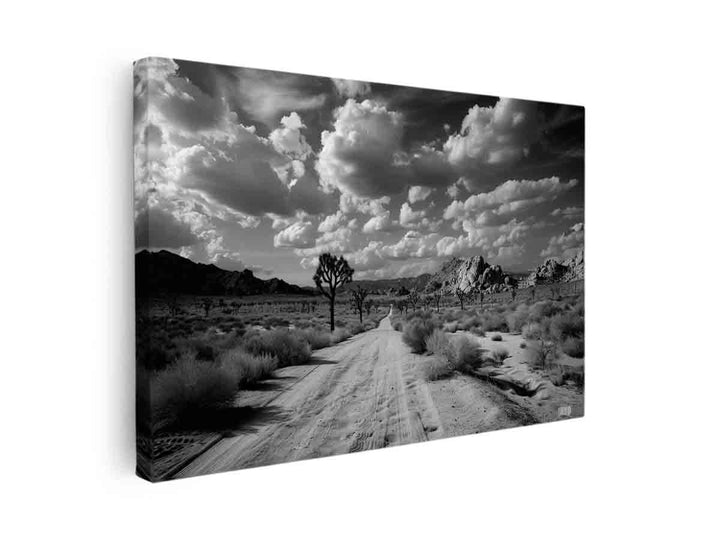 Tree Road Art canvas Print