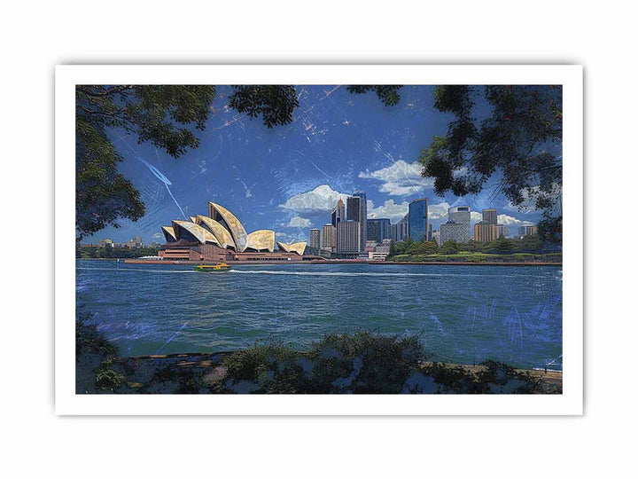 Opera House Art framed Print