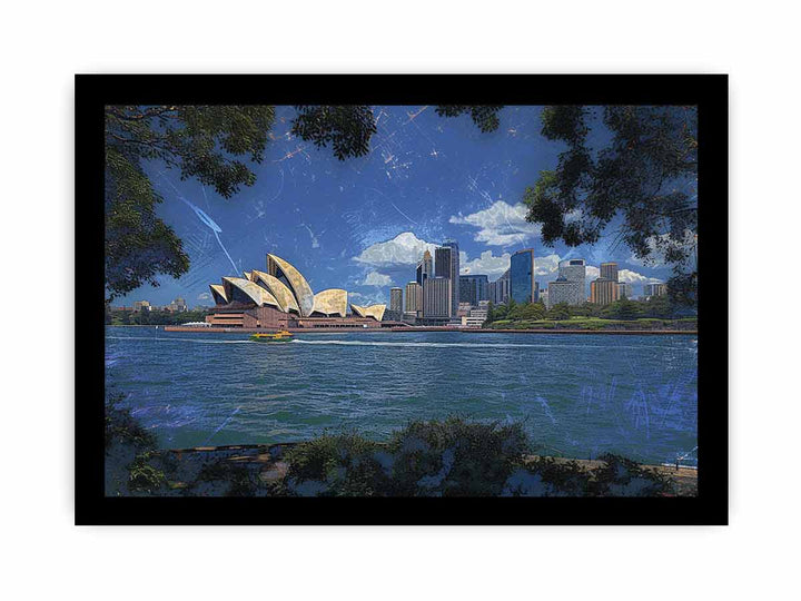 Opera House Art framed Print