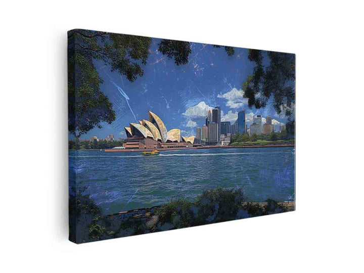 Opera House Art canvas Print