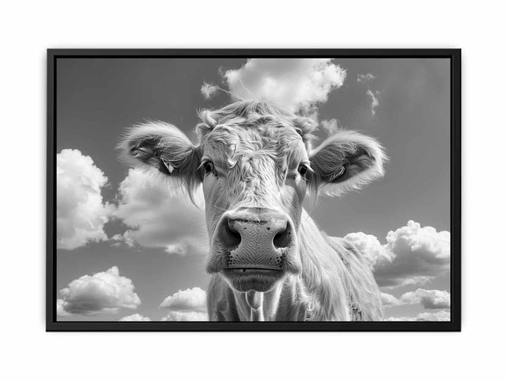 Highland cow Art canvas Print