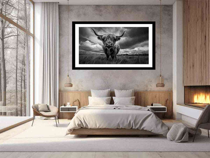 Highland cow Art Print