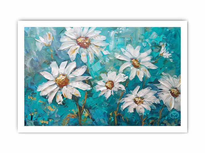 Dreamy Daisies Art framed Print