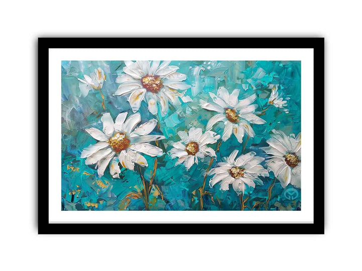 Dreamy Daisies Art framed Print