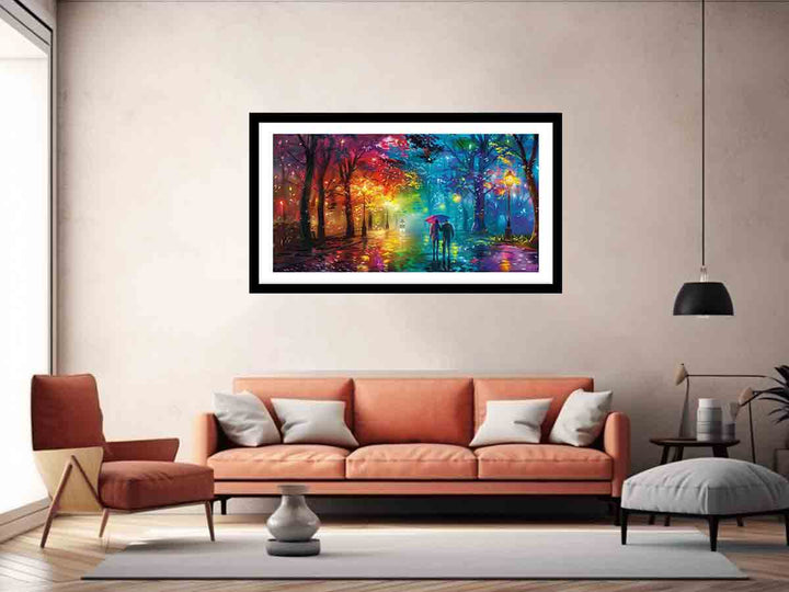 Raibow Walk Art Print