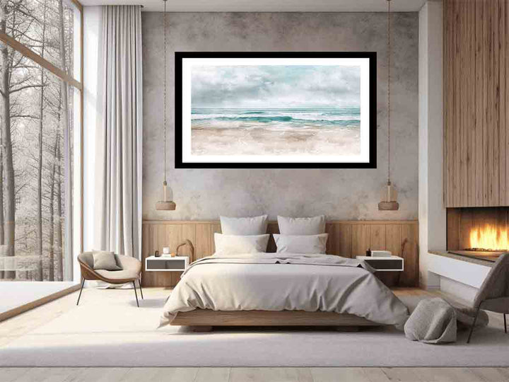 Abstract Beach Art Print