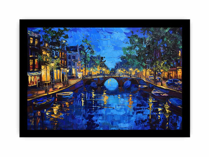 Amsterdam Painting framed Print