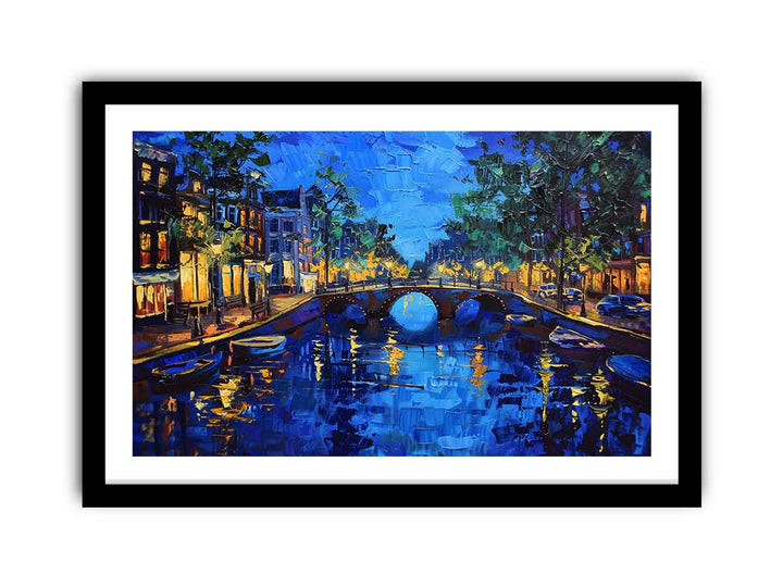 Amsterdam Painting framed Print